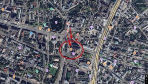 Карта где находится ресторан с боулингом в Москве